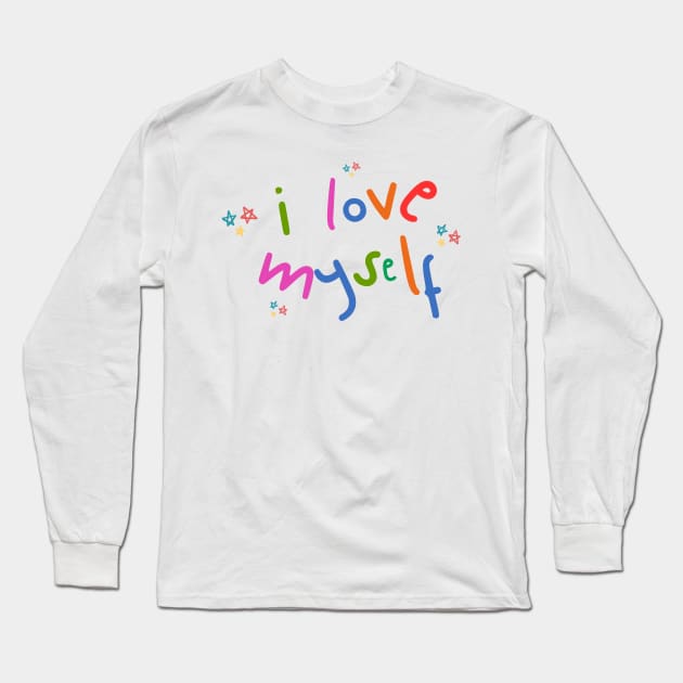 Radiant Self-Love: Empowering Long Sleeve T-Shirt by neverland-gifts